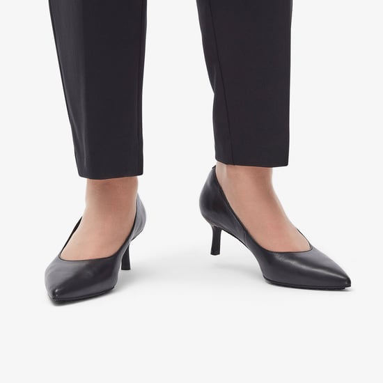 Adela Court Zwarte Leren Schoenen - Image 2