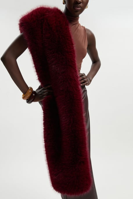 Faux Fur Scarf - Image 1