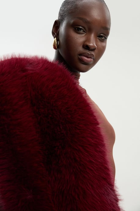 Faux Fur Scarf - Image 5