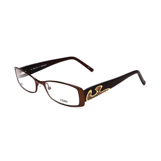 Fendi Eyeglasses Brown Leopard Style - Image 1