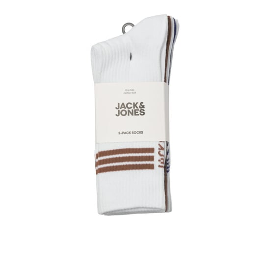 Jack & Jones Heren sportsokken jacjace tennissokken gestreept 5-pack multicolor - Image 5