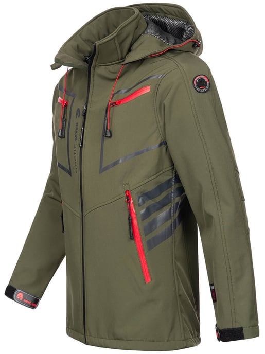 Arctic Seven Men's Softshell Jacket Olive - Image 2