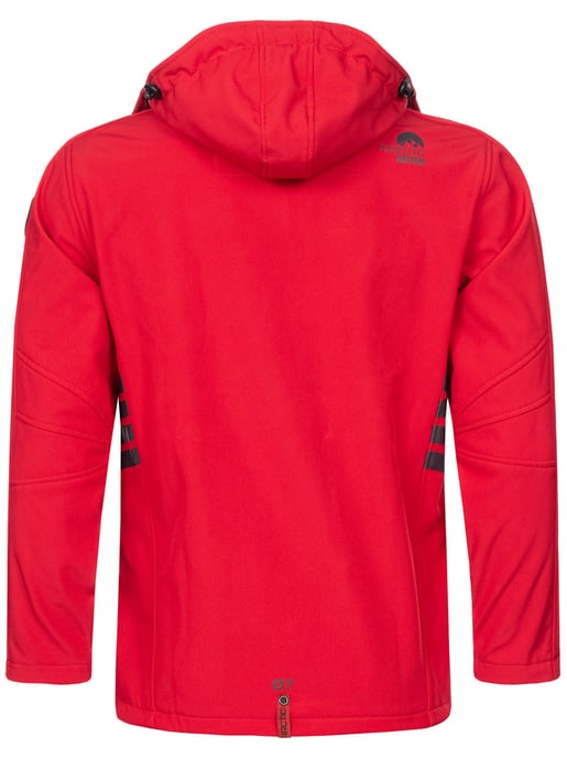 Arctic Seven Men's Softshell Jacket Red - Image 4