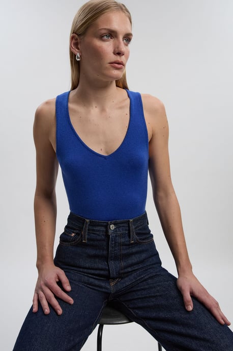 Cashmere Blend Camisole Top - Image 2