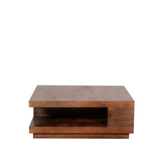 Label51 Salontafel square nature mangohout 80x80x30 cm - Image 1