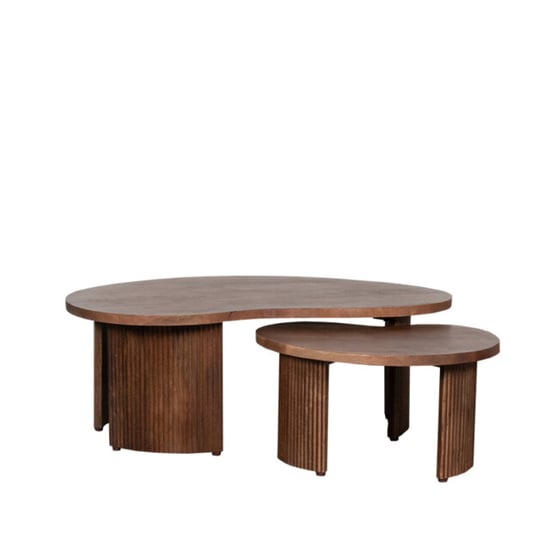 Label51 Salontafel timon nature mangohout 100x58x40 cm - Image 1
