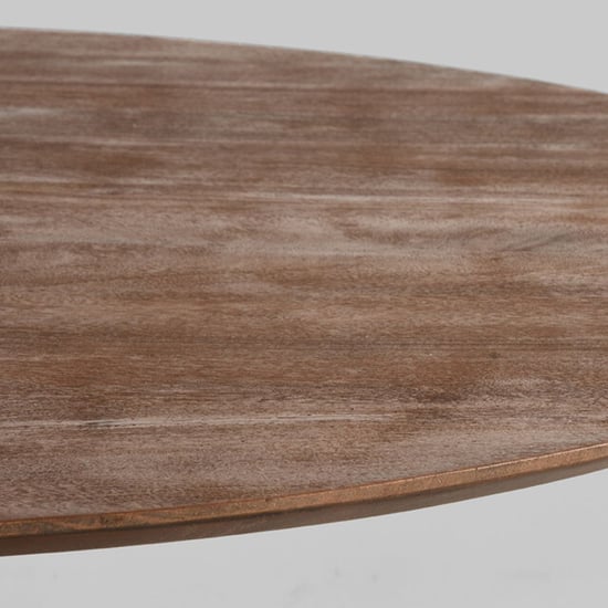 Label51 eettafel otto 130cm espresso mangohout - Image 4