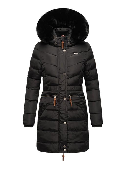 Navahoo Dames Winterjas Paula – Extra Warm, Waterafstotend & Met Afneembare Bontkraag - Image 2