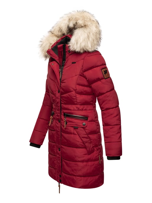 Navahoo Dames Winterjas Paula – Extra Warm, Waterafstotend & Met Afneembare Bontkraag - Image 3
