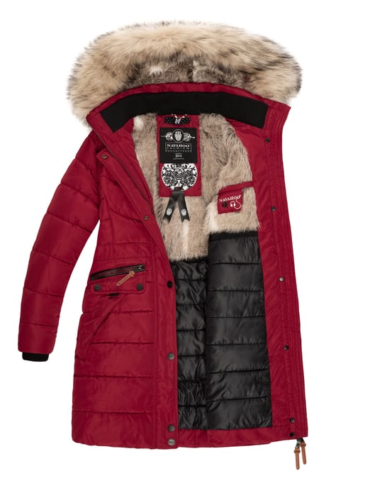 Navahoo Dames Winterjas Paula – Extra Warm, Waterafstotend & Met Afneembare Bontkraag - Image 6