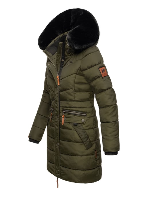 Navahoo Dames Winterjas Paula – Extra Warm, Waterafstotend & Met Afneembare Bontkraag - Image 3