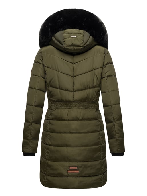 Navahoo Dames Winterjas Paula – Extra Warm, Waterafstotend & Met Afneembare Bontkraag - Image 5