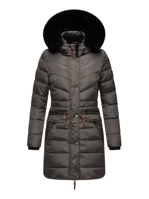 Navahoo Dames Winterjas Paula – Extra Warm, Waterafstotend & Met Afneembare Bontkraag - Image 2