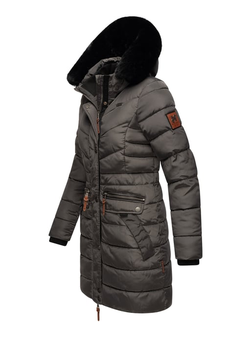 Navahoo Dames Winterjas Paula – Extra Warm, Waterafstotend & Met Afneembare Bontkraag - Image 3