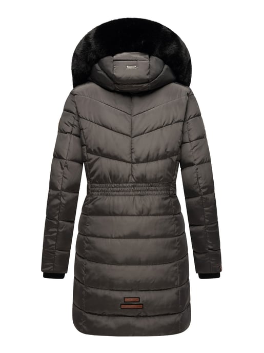 Navahoo Dames Winterjas Paula – Extra Warm, Waterafstotend & Met Afneembare Bontkraag - Image 4