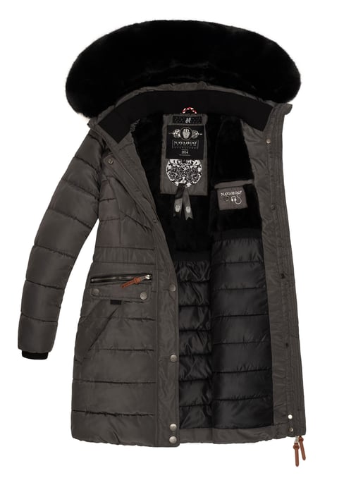 Navahoo Dames Winterjas Paula – Extra Warm, Waterafstotend & Met Afneembare Bontkraag - Image 6