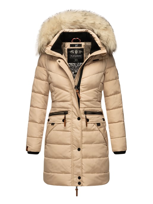 Navahoo Dames Winterjas Paula – Extra Warm, Waterafstotend & Met Afneembare Bontkraag - Image 1