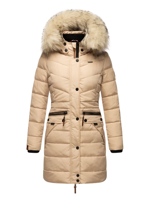 Navahoo Dames Winterjas Paula – Extra Warm, Waterafstotend & Met Afneembare Bontkraag - Image 2
