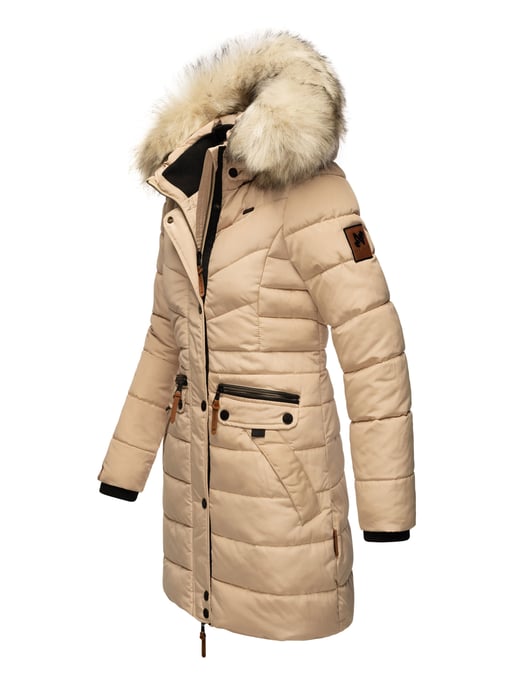 Navahoo Dames Winterjas Paula – Extra Warm, Waterafstotend & Met Afneembare Bontkraag - Image 3