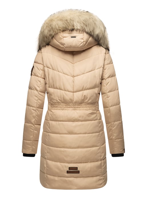 Navahoo Dames Winterjas Paula – Extra Warm, Waterafstotend & Met Afneembare Bontkraag - Image 4