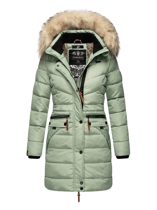 Navahoo Dames Winterjas Paula – Extra Warm, Waterafstotend & Met Afneembare Bontkraag - Image 1