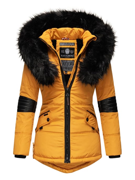Navahoo Women’s Winter Jacket Nirvana – Warm, With Luxurious Faux Fur Collar & Teddy Lining - Image 1