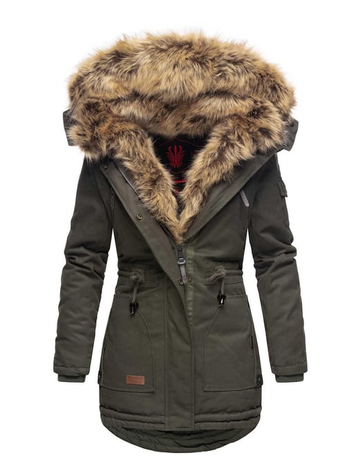 Navahoo Women’s Winter Parka Daria – Classic, Warm & With Detachable Faux Fur - Image 1