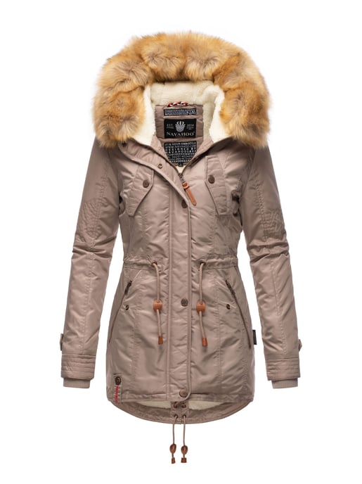 Navahoo Dames Winterjas B399 – Warm, Waterafstotend & Met Afneembare Bontkraag - Image 1