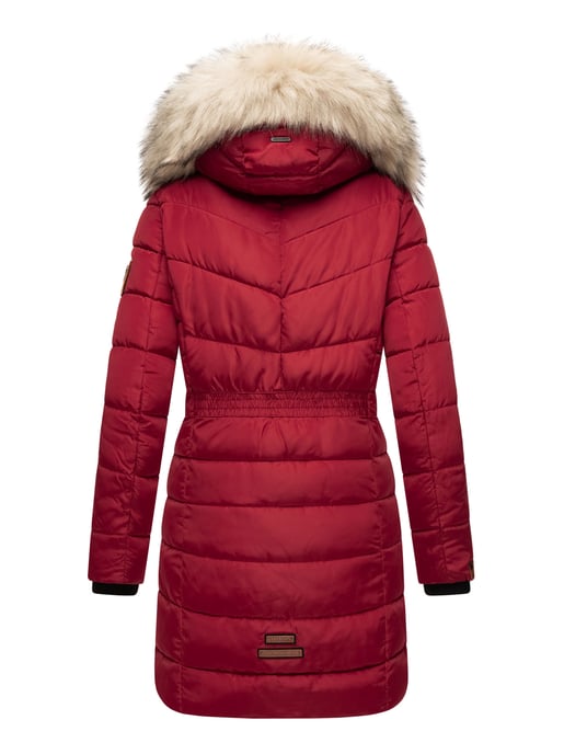 Navahoo Women’s Winter Jacket Paula – Extra Warm, Water-Repellent & With Detachable Faux Fur Collar - Image 4