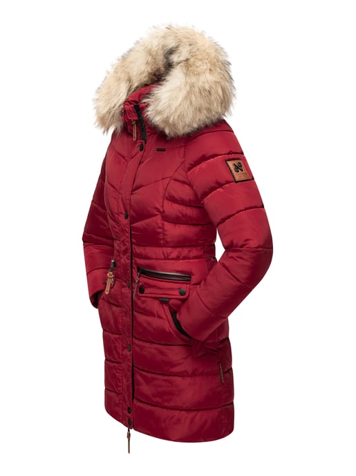 Navahoo Women’s Winter Jacket Paula – Extra Warm, Water-Repellent & With Detachable Faux Fur Collar - Image 5