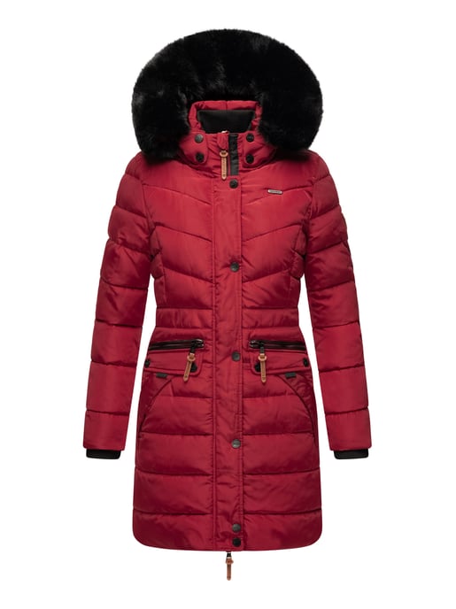 Navahoo Dames Winterjas Paula – Extra Warm, Waterafstotend & Met Afneembare Bontkraag - Image 2