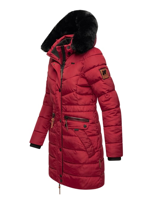 Navahoo Dames Winterjas Paula – Extra Warm, Waterafstotend & Met Afneembare Bontkraag - Image 3
