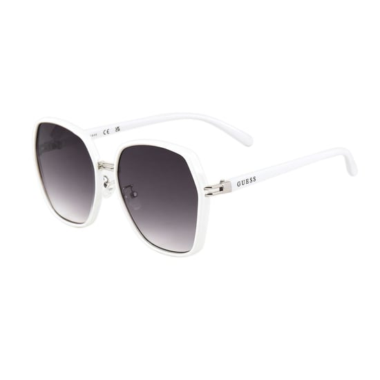 Gu7624 White Square Sunglasses - Image 1