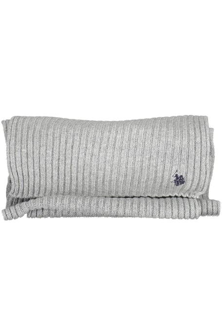 Ribbed Knit Scarf Gray - Image 2