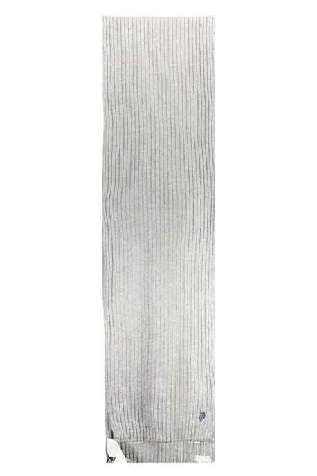 Ribbed Knit Scarf Gray - Image 3