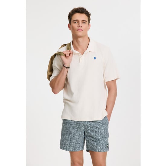 Shiwi Heren zwemshort mike 7" doolhof print groen/wit - Image 4