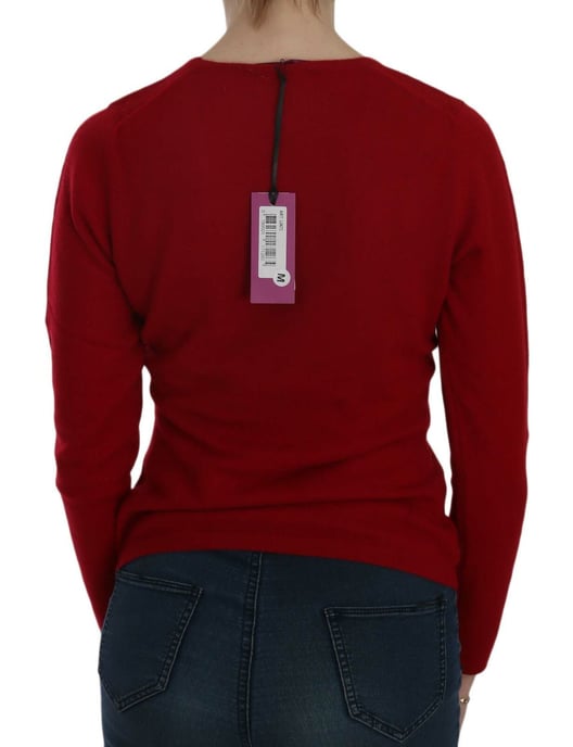 Cashmere Crew Neck Long Sleeve Sweater - Image 2