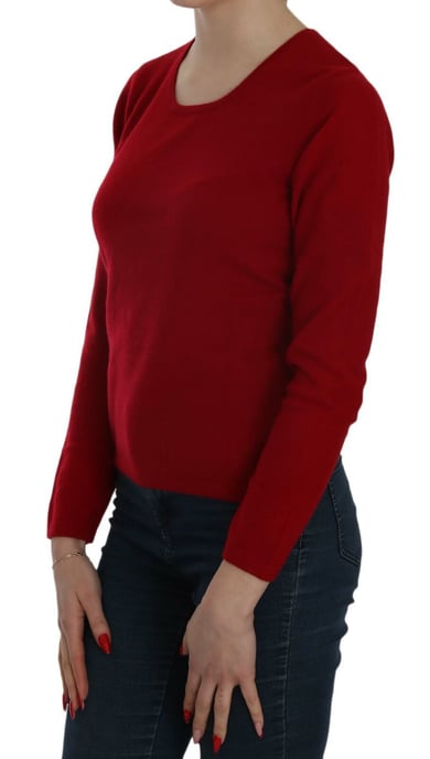 Cashmere Crew Neck Long Sleeve Sweater - Image 4