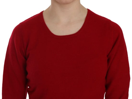 Cashmere Crew Neck Long Sleeve Sweater - Image 5