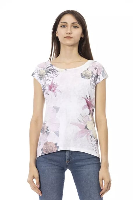 Bloemenprint T-shirt Casual Stijl - Image 1