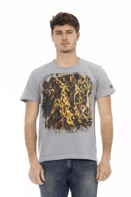 Kunstafdruk T-shirt Casual Stijl - Image 1