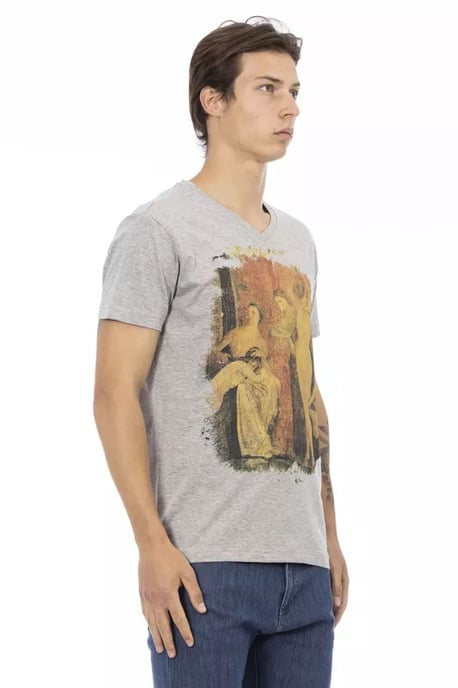 V-hals T-shirt Kunstprint - Image 3