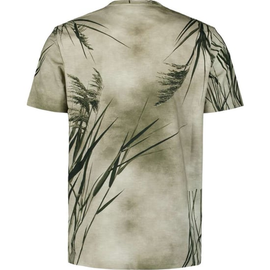 No Excess T-shirt crewneck slub allover print offwhite - Image 2