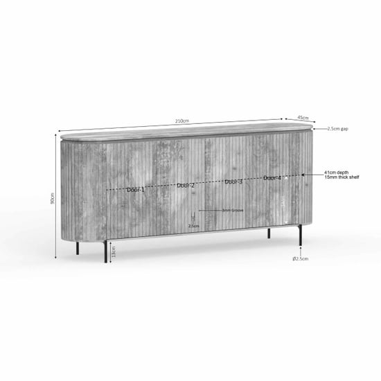 Starfurn dressoir solana 210 cm - - Image 5