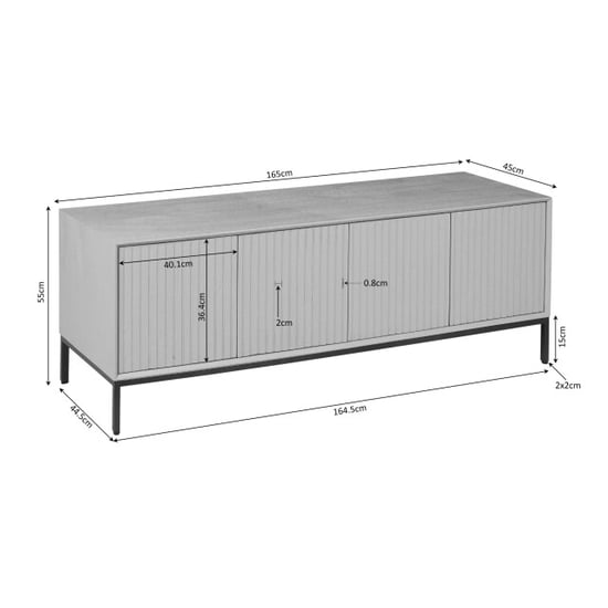 Starfurn tv meubel madison brown 165 cm - Image 3