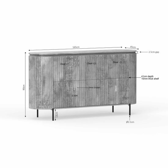 Starfurn dressoir solana 165 cm - - Image 4