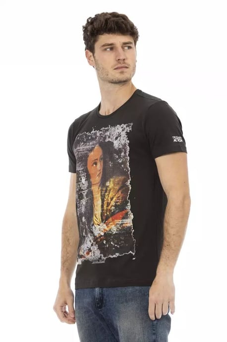 Vintage Kunstprint T-shirt Korte Mouwen Ronde Hals - Image 3