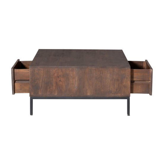 Starfurn salontafel madison brown 80 cm vierkant - Image 4