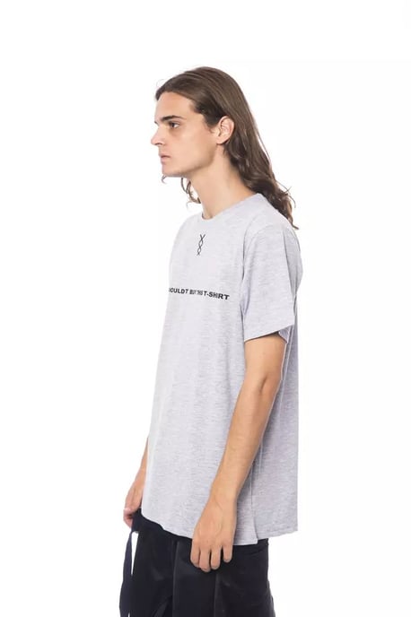 Grå kortärmad grafisk t-shirt - Image 3