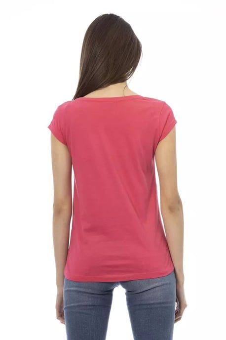 Rock T-shirt Bloemmotief Korte Mouw - Image 2